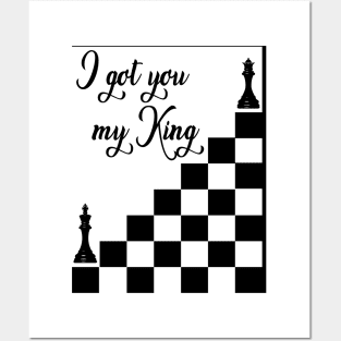 Chess King and Queen Posters and Art